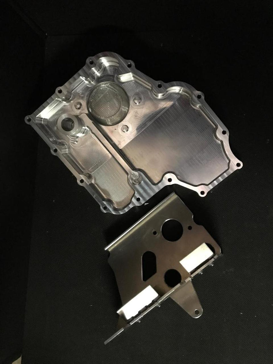 Rick's Custom Cycle Brutal Perfomance Hayabusa Wedge Oil Pan 1 Stop Speed