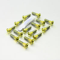 Titanium Disc Bolts Front and Rear Set Pack x15  99-07 Hayabusa