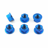 Titanium Sprocket Nuts M10x(1.25mm) Pack x5 99-07 Hayabusa 17-20 GSXR 1K