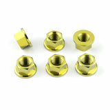 Titanium Sprocket Nuts M10x(1.25mm) Pack x5 99-07 Hayabusa 17-20 GSXR 1K