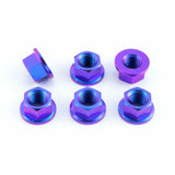 Titanium Sprocket Nuts M10x(1.25mm) Pack x5 99-07 Hayabusa 17-20 GSXR 1K