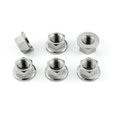 Titanium Sprocket Nuts M10x(1.25mm) Pack x5 99-07 Hayabusa 17-20 GSXR 1K