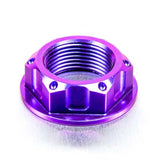Titanium Yoke (Stem) Nut Open Flanged M24x(1.50mm) 99-20 Hayabusa